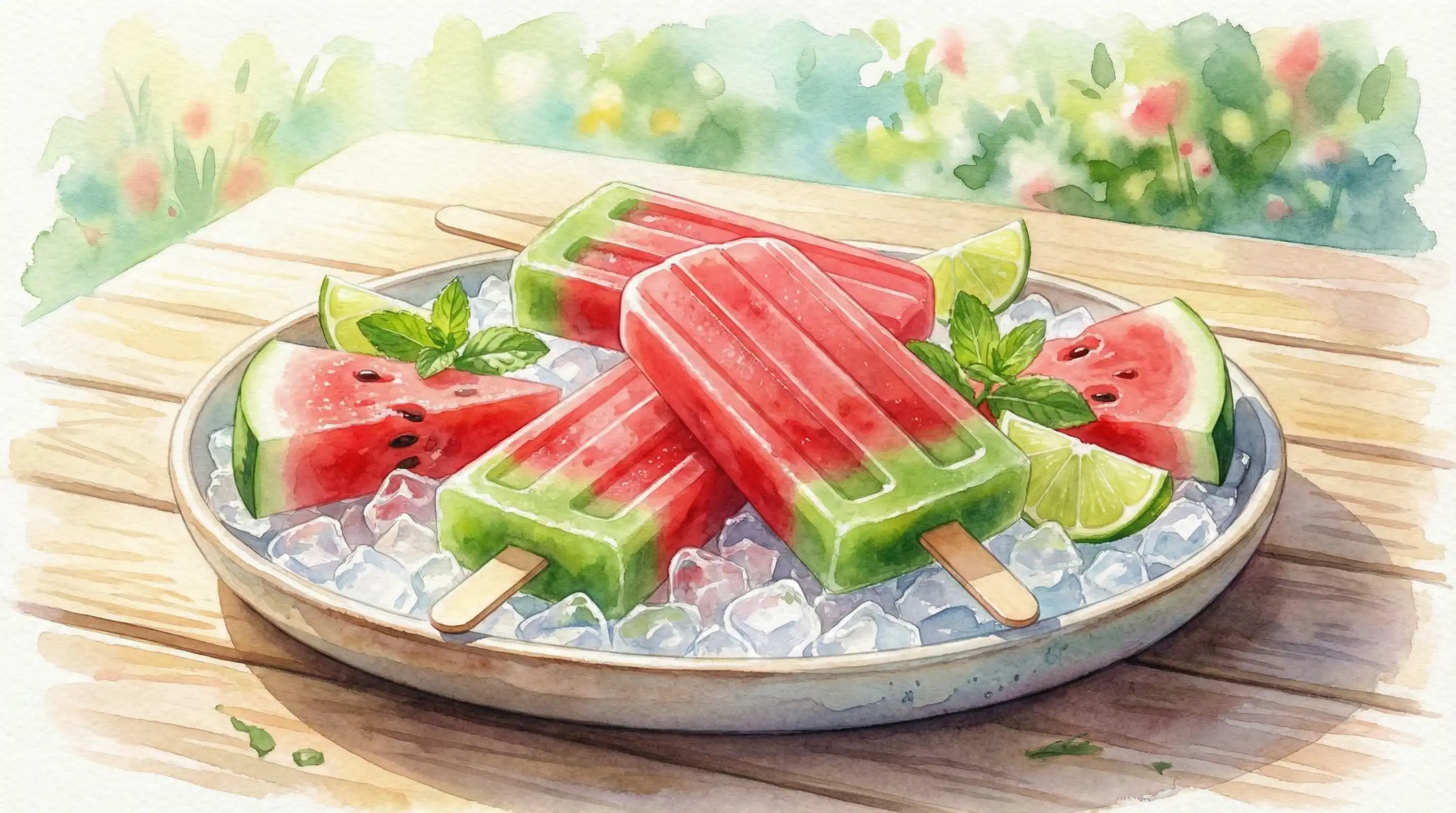 西瓜酸奶冰棍 - 吃瓜黑料